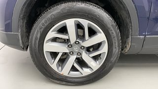 Used 2021 Tata Safari XZ Plus Diesel Manual tyres LEFT FRONT TYRE RIM VIEW