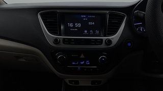 Used 2017 Hyundai Verna SX (O) 1.6 VTVT AT Petrol Automatic interior MUSIC SYSTEM & AC CONTROL VIEW
