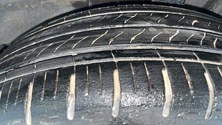 Used 2023 Hyundai Aura SX 1.2 CNG Petrol+cng Manual tyres LEFT REAR TYRE TREAD VIEW