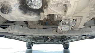 Used 2023 Hyundai Aura SX 1.2 CNG Petrol+cng Manual extra FRONT LEFT UNDERBODY VIEW