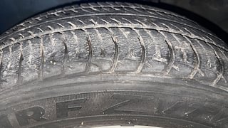 Used 2014 Maruti Suzuki Celerio VXI AMT Petrol Automatic tyres LEFT FRONT TYRE TREAD VIEW