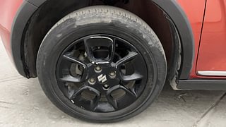 Used 2017 Maruti Suzuki Ignis [2017-2020] Zeta AMT Petrol Dual Tone Petrol Automatic tyres LEFT FRONT TYRE RIM VIEW