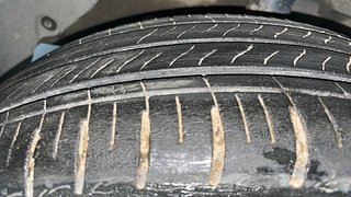 Used 2023 Hyundai Aura SX 1.2 CNG Petrol+cng Manual tyres LEFT FRONT TYRE TREAD VIEW
