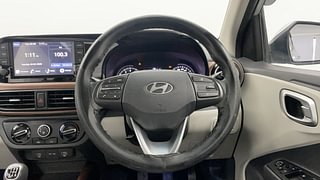Used 2023 Hyundai Aura SX 1.2 CNG Petrol+cng Manual interior STEERING VIEW