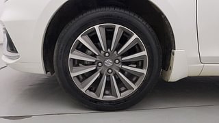 Used 2024 Maruti Suzuki Ciaz Alpha AT Petrol Petrol Automatic tyres LEFT FRONT TYRE RIM VIEW