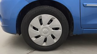 Used 2014 Maruti Suzuki Celerio VXI AMT Petrol Automatic tyres LEFT FRONT TYRE RIM VIEW