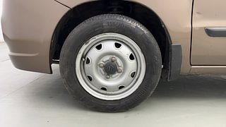 Used 2012 Maruti Suzuki Estilo [2009-2014] LXi Petrol Manual tyres LEFT FRONT TYRE RIM VIEW