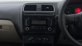 Used 2012 Volkswagen Polo [2010-2014] Highline1.2L (P) Petrol Manual interior MUSIC SYSTEM & AC CONTROL VIEW