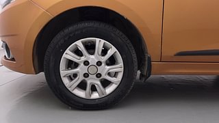 Used 2017 Tata Tiago [2016-2020] Revotron XZA AMT Petrol Automatic tyres LEFT FRONT TYRE RIM VIEW