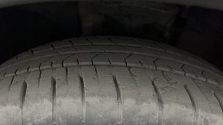 Used 2022 Volkswagen Taigun Topline 1.0 TSI AT Petrol Automatic tyres LEFT FRONT TYRE TREAD VIEW