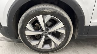 Used 2022 Volkswagen Taigun Topline 1.0 TSI AT Petrol Automatic tyres LEFT FRONT TYRE RIM VIEW