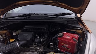 Used 2017 Tata Tiago [2016-2020] Revotron XZA AMT Petrol Automatic engine ENGINE LEFT SIDE HINGE & APRON VIEW