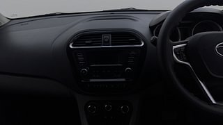 Used 2017 Tata Tiago [2016-2020] Revotron XZA AMT Petrol Automatic interior MUSIC SYSTEM & AC CONTROL VIEW