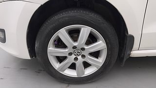 Used 2012 Volkswagen Polo [2010-2014] Highline1.2L (P) Petrol Manual tyres LEFT FRONT TYRE RIM VIEW