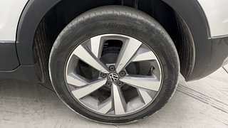 Used 2022 Volkswagen Taigun Topline 1.0 TSI AT Petrol Automatic tyres LEFT REAR TYRE RIM VIEW