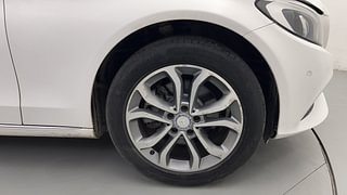 Used 2017 Mercedes-Benz C-Class [2014-2018] C200 Avantgrade Edition Petrol Automatic tyres RIGHT FRONT TYRE RIM VIEW