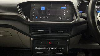 Used 2022 Volkswagen Taigun Topline 1.0 TSI AT Petrol Automatic interior MUSIC SYSTEM & AC CONTROL VIEW