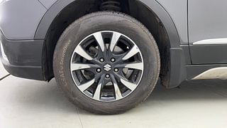 Used 2021 Maruti Suzuki S-Cross Alpha Petrol Manual tyres LEFT FRONT TYRE RIM VIEW