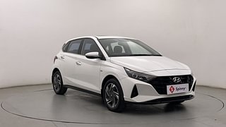 Used 2023 Hyundai New i20 Asta (O) 1.2 IVT Petrol Automatic exterior RIGHT FRONT CORNER VIEW
