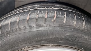 Used 2015 Hyundai Xcent [2014-2017] S Petrol Petrol Manual tyres LEFT FRONT TYRE TREAD VIEW