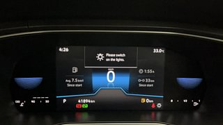 Used 2022 Volkswagen Taigun Topline 1.0 TSI AT Petrol Automatic interior CLUSTERMETER VIEW
