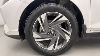 Used 2023 Hyundai New i20 Asta (O) 1.2 IVT Petrol Automatic tyres LEFT FRONT TYRE RIM VIEW