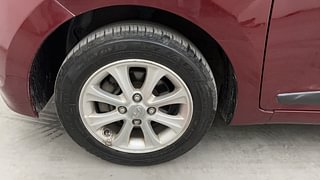 Used 2015 Hyundai Grand i10 Asta AT 1.2 Kappa VTVT Petrol Automatic tyres LEFT FRONT TYRE RIM VIEW