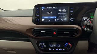 Used 2021 Hyundai Aura SX 1.2 (O) Petrol Petrol Manual interior MUSIC SYSTEM & AC CONTROL VIEW