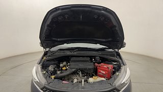 Used 2022 Tata Tigor Revotron XZ+ CNG Petrol+cng Manual engine ENGINE & BONNET OPEN FRONT VIEW