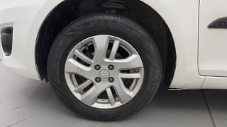 Used 2013 Maruti Suzuki Swift Dzire ZXI Petrol Manual tyres LEFT FRONT TYRE RIM VIEW
