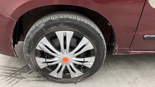 Used 2011 Maruti Suzuki Alto K10 [2010-2014] VXi Petrol Manual tyres LEFT FRONT TYRE RIM VIEW