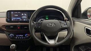 Used 2021 Hyundai Aura SX 1.2 (O) Petrol Petrol Manual interior STEERING VIEW