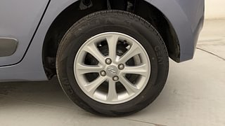 Used 2015 Hyundai Grand i10 Asta 1.2 Kappa VTVT Petrol Manual tyres LEFT REAR TYRE RIM VIEW