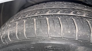 Used 2014 Hyundai Xcent [2014-2017] SX (O) Petrol Petrol Manual tyres LEFT FRONT TYRE TREAD VIEW