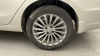 Used 2016 Maruti Suzuki Ciaz [2014-2017] ZXI+ Petrol Manual tyres LEFT REAR TYRE RIM VIEW