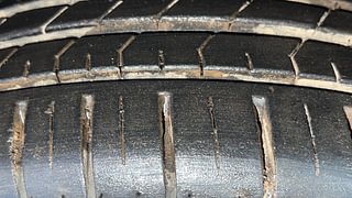 Used 2022 Maruti Suzuki Baleno Alpha AT Petrol Petrol Automatic tyres LEFT FRONT TYRE TREAD VIEW
