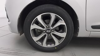 Used 2014 Hyundai Xcent [2014-2017] SX (O) Petrol Petrol Manual tyres LEFT FRONT TYRE RIM VIEW