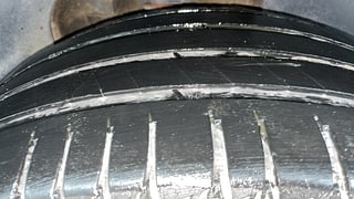Used 2024 Tata Safari ACCOMPLISHED PLUS 7S DUAL TONE AT Diesel Automatic tyres LEFT REAR TYRE TREAD VIEW