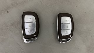 Used 2021 Hyundai Aura SX 1.2 (O) Petrol Petrol Manual extra CAR KEY VIEW