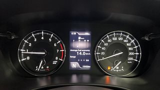 Used 2022 Maruti Suzuki Baleno Alpha AT Petrol Petrol Automatic interior CLUSTERMETER VIEW