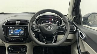 Used 2022 Tata Tigor Revotron XZ+ CNG Petrol+cng Manual interior STEERING VIEW