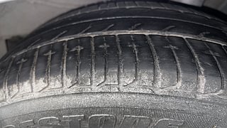 Used 2014 Hyundai Xcent [2014-2017] SX (O) Petrol Petrol Manual tyres LEFT REAR TYRE TREAD VIEW