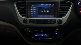 Used 2018 Hyundai Verna [2017-2020] 1.6 VTVT SX Petrol Manual interior MUSIC SYSTEM & AC CONTROL VIEW