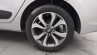 Used 2014 Hyundai Xcent [2014-2017] SX (O) Petrol Petrol Manual tyres LEFT REAR TYRE RIM VIEW