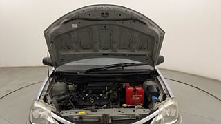 Used 2011 Toyota Etios [2010-2017] G Petrol Manual engine ENGINE & BONNET OPEN FRONT VIEW