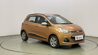 Used 2015 Hyundai Grand i10 Sportz 1.2 Kappa VTVT Petrol Manual exterior RIGHT FRONT CORNER VIEW