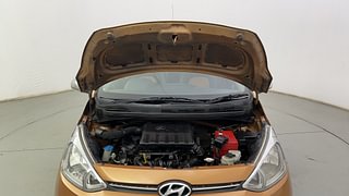 Used 2015 Hyundai Grand i10 Sportz 1.2 Kappa VTVT Petrol Manual engine ENGINE & BONNET OPEN FRONT VIEW