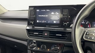 Used 2020 Kia Seltos HTK D Diesel Manual interior MUSIC SYSTEM & AC CONTROL VIEW