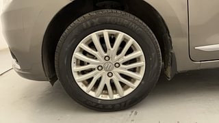 Used 2022 maruti-suzuki Dzire ZXI Petrol Manual tyres LEFT FRONT TYRE RIM VIEW