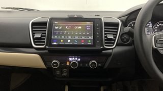 Used 2022 honda City V 5th Gen Petrol Manual interior MUSIC SYSTEM & AC CONTROL VIEW